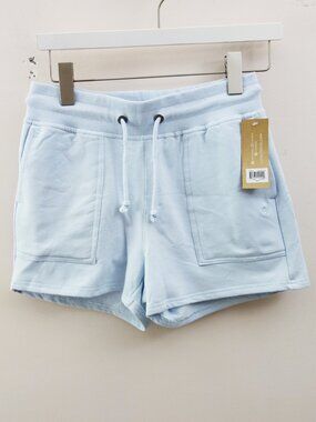 LIV Outdoor Life Integrity Earth Sweat Shorts Halogen Blue (S) NWT!